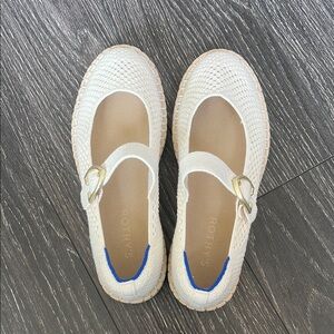 Rothy's Women's Cream Mary Jane Flats